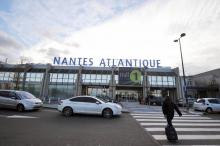 L'entrée de l'aéroport de Nantes-Atlantique, le 15 janvier 2013