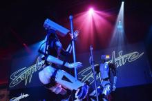 Des robots imitent des danseuses de "pole-dance" dans un club de striptease à Las Vegas, le 8 janvier 2018