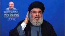 Discours du chef du Hezbollah libanais Hassan Nasrallah diffusé par la chaîne du mouvement Al-Manar, le 19 janvier 2018