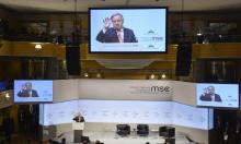 Le secrétaire général des Nations unies, Antonio Guterres, prenant la parole devant la conférence de sécurité de Munich. Le 16 février 2018.