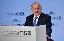 Le Premier ministre israélien Benjamin Netanyahu lors de la Conférence sur la sécurité à Munich, le 18 février 2018