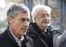 L'ancien ministre du Budget Jérôme Cahuzac, à son arrivée au tribunal à Paris, le 12 février 2018