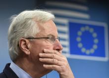 Le négociateur en chef des Européens, Michel Barnier, le 27 février 2018 à Bruxelles