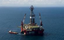Une plateforme pétrolière du géant pétrolier mexicain Pemex, le 30 août 2013 dans le Golfe du Mexique