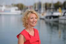 La comédienne Alexandra Lamy au 17e festival de fiction TV de La Rochelle le 11 septembre 2015