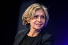 La présidente du Conseil régional d'Ile-de-France Valérie Pécresse, lors d'une conférence à Paris, le 30 janvier 2018