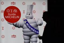 Une présentation du guide Michelin à Berlin le 1er décembre 2016