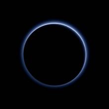 Le ciel de Pluton.