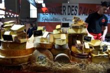 Le stand d'un fromager au salon de l'Agriculture, à Paris, le 24 février 2018