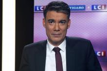 Olivier Faure, lors du débat télévisé des candidats au premier tour de l'élection du futur premier secrétaire du PS, le 7 mars 2018