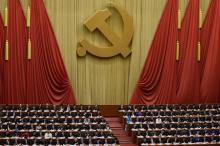 Grand messe du Parti communiste chinois, à Pékin, le 18 octobre 2017