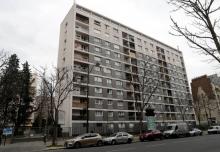 L'immeuble à Paris où a été retrouvé le corps de Mireille Knoll, 85 ans