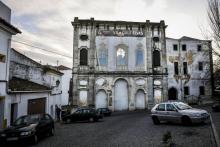 Un ancien couvent puis tribunal militaire qui sera converti en hôtel de luxe, à Elvas, au Portugal, le 30 janvier 2018