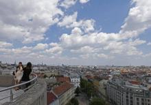 Vue générale de la ville de Vienne, le 27 juin 2012