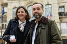 Le maire de Béziers Robert Ménard et sa femme Emmanuelle le 9 mars 2018