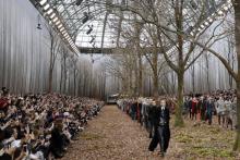Le défilé Chanel dans le cadre de Fashion week automne/hiver 2018/2019 au Grand Palais, à Paris le 6 mars 2018