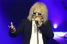 Le chanteur Michel Polnareff en concert à Nice, le 8 novembre 2017