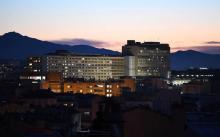 L'Hôpital de la Timone à Marseille le 19 décembre 2017
