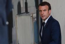 Le président français Emmanuel Macron, le 20 avril 2018 à Paris