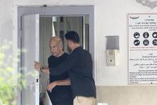 Ehud Olmert quitte la prison de Maasyahu à Ramla le 2 juillet 2017