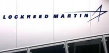 Logo Lockheed Martin le 16 juillet 2005 au salon du Bourget