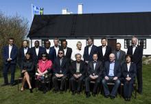 Le Conseil de sécurité de l'ONU se réunit dans la campagne suédoise à Backåkra, dans le sud du pays, le 21 avril 2018
