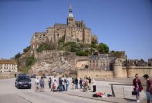 Le Mont-Saint-Michel avait été fermé au public temporairement le 22 avril 2018