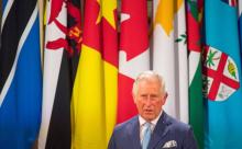 Le prince Charles parle à l'ouverture du sommet du Commonwealth, le 19 avril 2018 à Londres