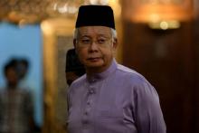 L'ex-Premier ministre malaisien Najib Razak, le 18 mai 2018 à Kuala Lumpur