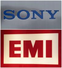 Logos de Sony et EMI