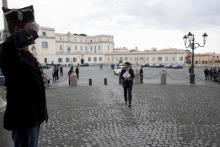 Giuseppe Conte, un juriste proposé par les antisystème pour diriger le gouvernement d'union, arrive à la présidence italienne le 23 mai 2018 - Photo fournie par la présidence italienne