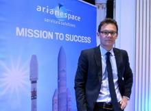 Le PDG d'Arianespace, Stéphane Israël, ici le 5 janvier 2016 à Paris