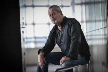Portrait du réalisateur britannique Terry Gilliam, le 13 mars 2018, à l'Opéra Bastille à Paris