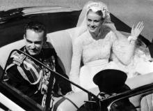 Le mariage du prince Rainier III de Monaco avec Grace Kelly, le 19 avril 1956, à Monaco