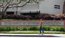 Le campus de l'University of Southern California à Los Angeles le 11 avril 2012