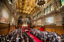 Le Sénat du Canada à Ottawa, le 4 décembre 2015