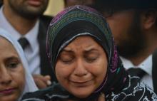 Asma Nawab, ancienne détenue, est libérée et retourne chez elle, à Karachi au Pakistan, le 7 avril 2018