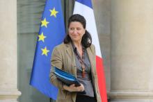 La ministre de la Santé Agnès Buzyn quitte l'Elysée le 21 février 2018 à Paris