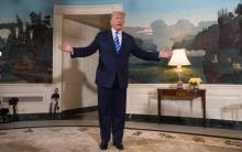 Donald Trump à la Maison Blanche, à Washington, le 8 mai 2018