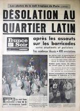 Une France Soir 12 Mai 1968
