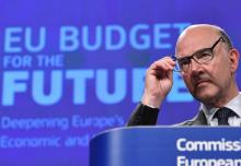 Le commissaire européen, Pierre Moscovici à Bruxelles, le 31 mai 2018
