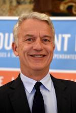 Le président du Medef Rhône-Alpes-Auvergne, Patrick Martin, le 10 avril 2018 à Paris