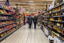 Un supermarché à Lille (Nord) le 30 novembre 2016