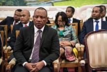 Le Premier ministre malgache Christian Ntsay au palais présidentiel le 11 juin 2018 à Antananarivo.