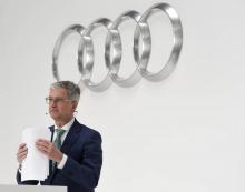 Le PDG du constructeur allemand Audi, Rupert Stadler à Ingolstadt (Allemagne, sud), le 15 mars 2018