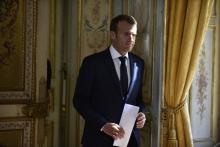 Emmanuel Macron, le 27 juin 2018 à L'Elysée