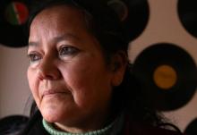 La Chilienne Josefina Sandoval, mère d'un bébé présumé volé sous la dictature d'Augusto Pinochet (1973-1990), lors d'un entretien avec l'AFP à Santiago, le 10 juin 2018