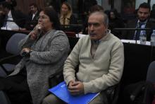 L'ancien secrétaire d'Etat aux Travaux publics argentin José Lopez au pemier jour de son procès à Buenos Aires, le 11 juin 2018