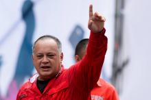Le dirigeant chaviste historique, Diosdado Cabello, le 9 mai 2017 à Caracas