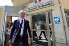 Laurent Wauquiez visite vendredi 28 juin 2018 le poste frontière de Menton